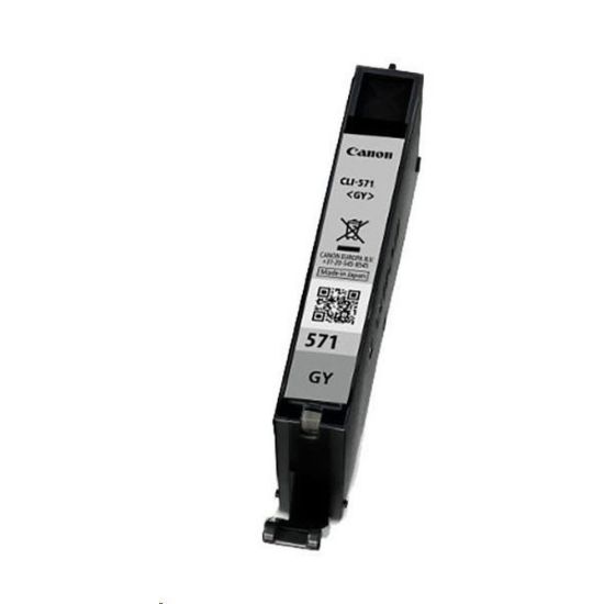 Obrázek CANON CARTRIDGE CLI- 571 GY šedá PIXMA MG775x, TS505x, TS605x, TS805x, TS905X (780 str.)