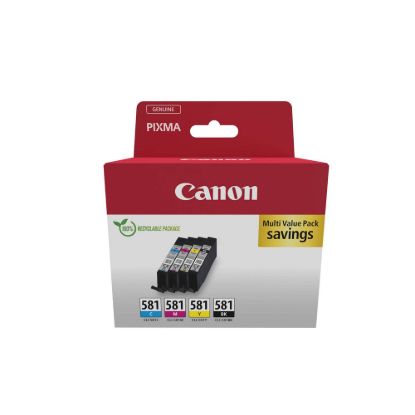 Obrázek Canon CARTRIDGE CLI- 581 C/ M/ Y/ BK MULTI SEC pro PIXMA TS615x, 625x, 635x, 815x, 915x, TR7550 (200 str.)