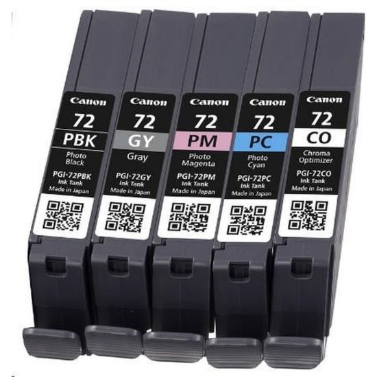 Obrázek Canon CARTRIDGE PGI- 72 PBK/ GY/ PM/ PC/ CO MULTI- PACK pro PIXMA PRO- 10, PRO- 10S (165 str.)