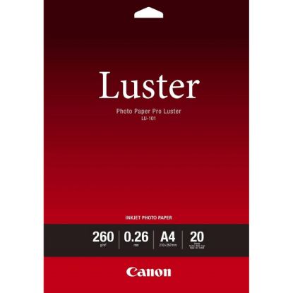 Obrázek Canon fotopaír LU- 101, A4, 20 ks, lesklý 260g/ m