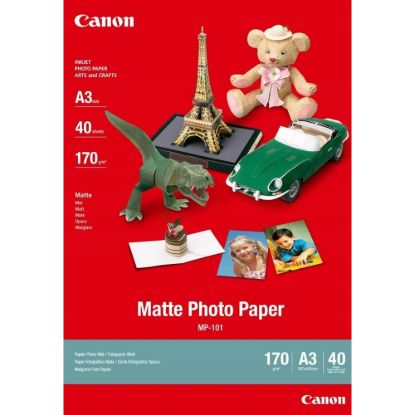 Obrázek Canon fotopapír MP- 101 A3 40 ks 170 g/ m2 matný