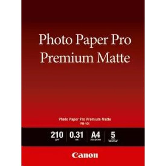 Obrázek Canon fotopapír PREMIUM MATTE PM- 101, A4, 20ks, 210g/ m