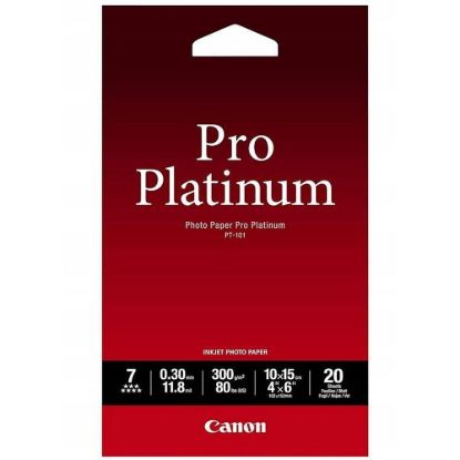 Obrázek Canon fotopapír PT- 101 10 x 15cm 20ks, lesklý, 300 g/ m