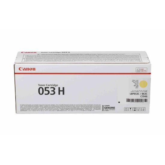 Obrázek Canon LASER TONER CRG 053H Y žlutá pro i- SENSYS X C1946P (32 000 str.)