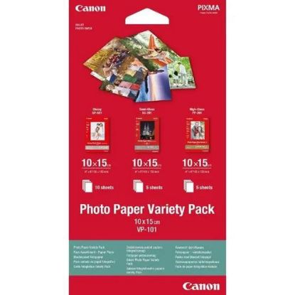 Obrázek Canon PAPÍR Photo Paper Variety Pack 10 x 15cm VP- 101