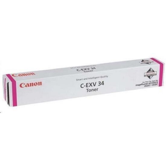 Obrázek Canon toner C- EXV34 magenta (IR Advance C202/ 2025/ 2030/ 2220/ 2225/ 2230)
