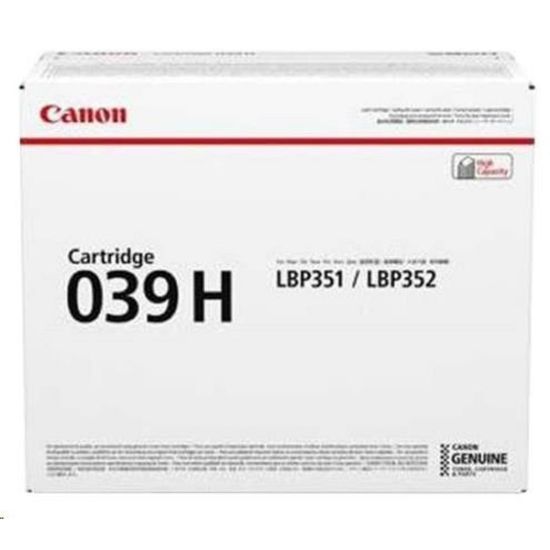 Obrázek Canon TONER CRG 039H černý pro i- Sensys LBP 351 a 352 (25 000 str.)