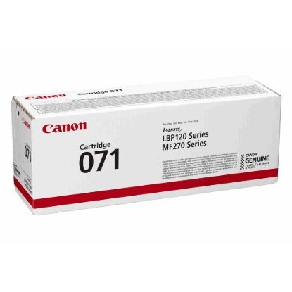 Obrázek Canon TONER CRG 071BK černý pro MF275dw, MF272dw, LBP122dw (1 200 str.)