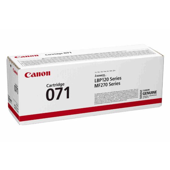 Obrázek Canon TONER CRG 071BK černý pro MF275dw, MF272dw, LBP122dw (1 200 str.)