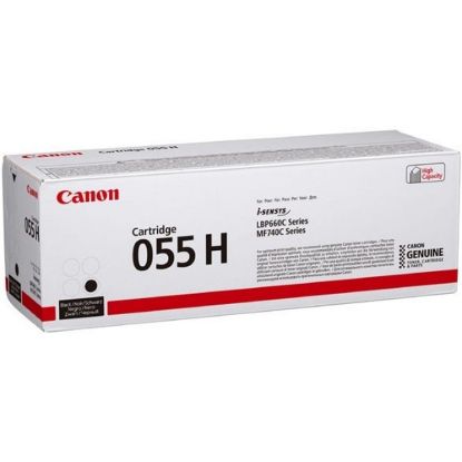 Obrázek Canon TONER CRG- 055H černý pro i- SENSYS LBP663Cdw, LBP664Cx, MF742Cdw, MF744Cdw (7 600 str.)