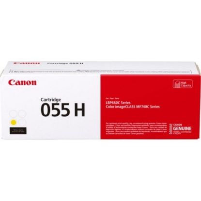 Obrázek Canon TONER CRG- 055H žlutý pro i- SENSYS LBP663Cdw, LBP664Cx, MF742Cdw, MF744Cdw (5 900 str.)