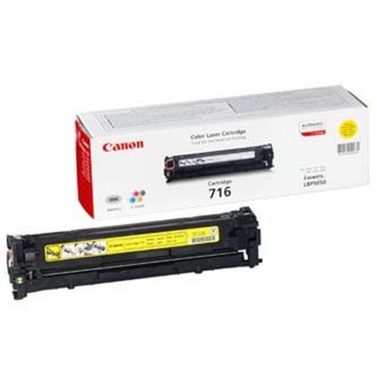 Obrázek Canon TONER CRG- 716Y žlutá pro i- Sensys LBP5050, LBP5050N, LBP5360, MF- 8030Cn, MF- 8040Cn, MF- 8050Cn, MF- 8080Cw…