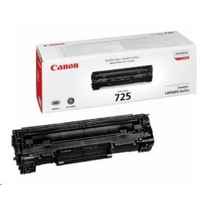 Obrázek Canon TONER CRG- 725 černý pro i- Sensys LBP a i- Sensys MF 3010 a 6000 (1 600 str.)