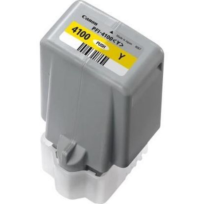 Obrázek CANON Zásobník inkoustu PFI- 4100 pro imagePROGRAF PRO- 1100, Yellow (80ml)
