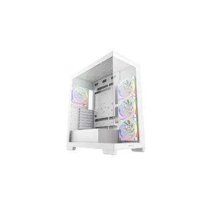 Obrázek DEEPCOOL Case CG580 4F V2 WH, ATX, Průhledná bočnice, 4 x 120mm ARGB, bílá