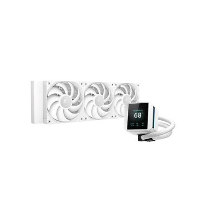 Obrázek DEEPCOOL Vodní chladič MYSTIQUE 360 WH, ARGB, 3x 120mm, AM5, LGA1851, bílá
