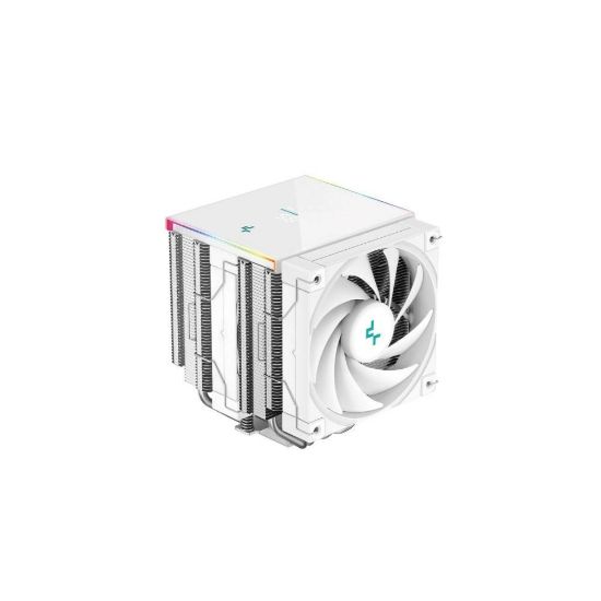 Obrázek DEEPCOOL CPU Chladič AK620 DIGITAL SE WH, ARGB, 2 x 120mm, LGA1851, AM5, bílá