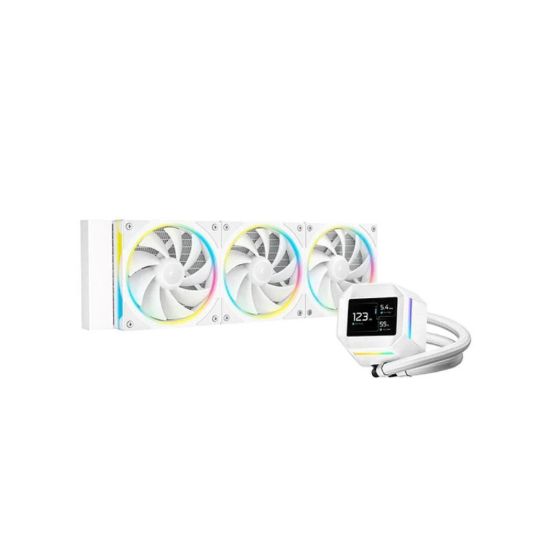 Obrázek DEEPCOOL Vodní chladič LM360 WH, ARGB, 3x 120mm, AM5, LGA1851, bílá