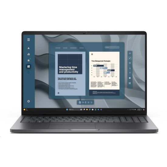 Obrázek DELL NTB Pro 16 PC16255/ AMD Ryzen 5 220/ 8 GB/ 512SSD/ 16" FHD+ / IR Cam & Mic/ 65 W/ WLAN/ FgrPr/ Backlit Kb/ W…
