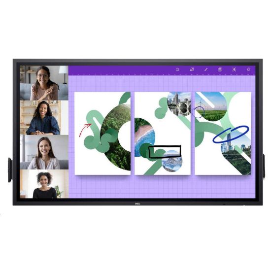 Obrázek DELL LCD P6524QT - 65"/ IPS/ LED/ 4K UHD/ 3840 x 2160/ 16: 9/ Touch/ 60 Hz/ 9 ms/ 1300: 1/ 350 cd/ m2/ HDMI/ DP/ VESA…