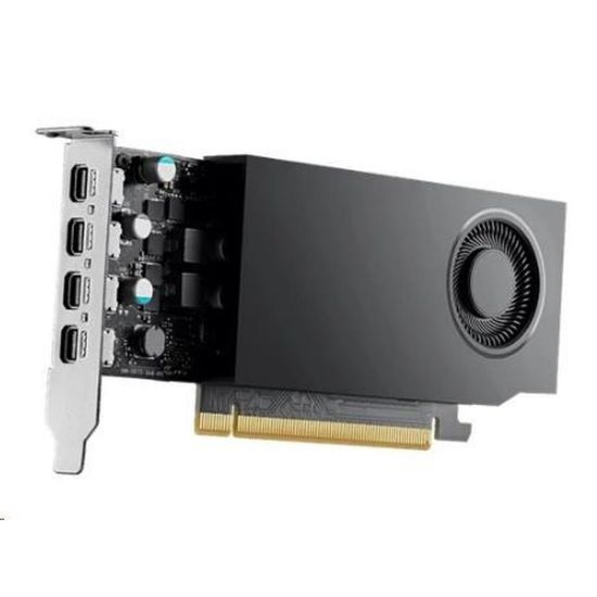 Obrázek DELL NVIDIA RTX A1000 8 GB GDDR6 half height PCIe 4.0 x 8 4 mDP Graphics Card