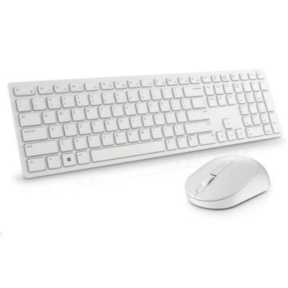 Obrázek DELL Pro Wireless Keyboard and Mouse - KM5221 W - German (QWERTZ) - White