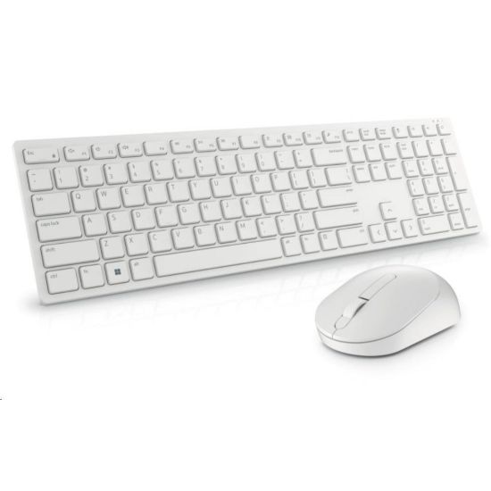 Obrázek DELL Pro Wireless Keyboard and Mouse - KM5221 W - German (QWERTZ) - White