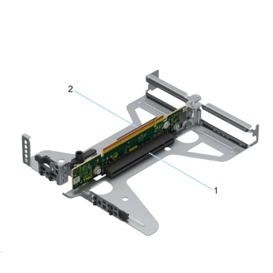 Obrázek DELL Riser Config 2 Butterfly Gen4 Riser (x8/ x8) PowerEdge R360 CK
