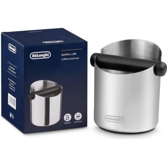 Obrázek Delonghi DLSC084, odklepávač na kávu, nerezová ocel, protiskluzová gumová základna, vyjímatelná tyč