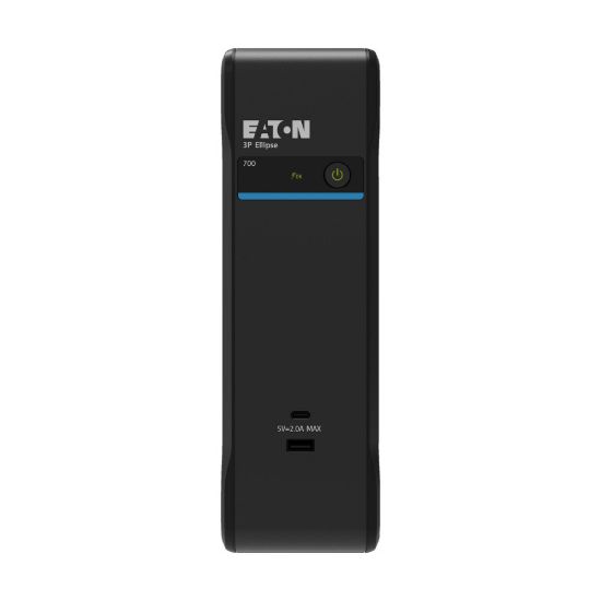 Obrázek Eaton 3P Ellipse UPS DIN USB, 700 VA, 420 W, Vstup: C14, Výstupy: (3) Typ E, (1) Pouze přepěťová ochrana Typ E, Tower