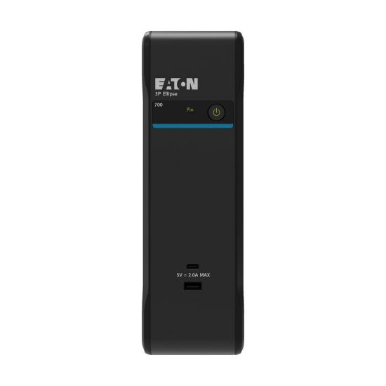 Obrázek Eaton 3P Ellipse UPS USB FR, 1300 VA, 840 W, Vstup: C14, Výstupy: (4) Typ E, (4) Pouze přepěťová ochrana Typ E, USB nabí
