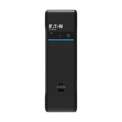 Obrázek Eaton 3P Ellipse UPS USB FR, 700 VA, 420 W, Vstup: C14, Výstupy: (3) Typ E, (1) Pouze přepěťová ochrana Typ E, USB nabíj