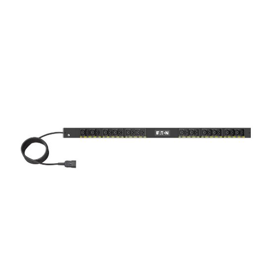 Obrázek Eaton G4 Základní Rack PDU, 0U, 22, 5U, vstup C20, 3m kabel, 1ph, 3, 7kW, 16A, 200- 240V, 24 zásuvek (12)C13, (12)C39