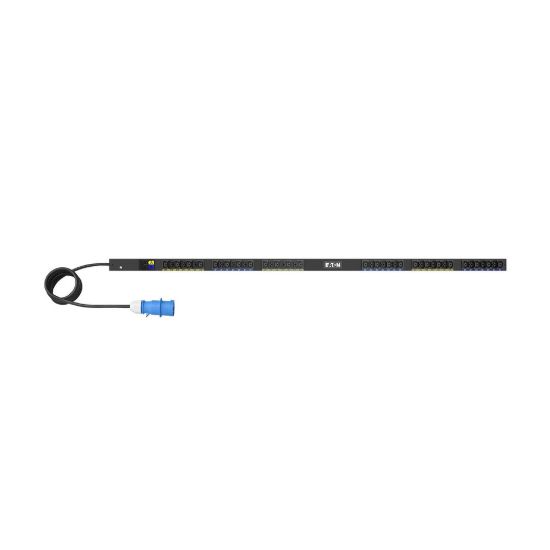 Obrázek Eaton G4 Základní Rack PDU, 0U, 39U, vstup IEC- 60309, 3m kabel, 1ph, 7, 4kW, 32A, 200- 240V, 42 zásuvek (24)C…