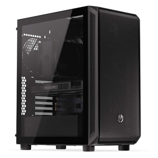 Obrázek ENDORFY Case Arx 500 Air, Průhledná bočnice, ATX, 5 x 140mm, černá