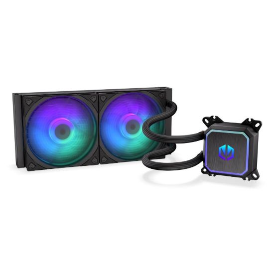 Obrázek ENDORFY Vodní chladič Navis F240 ARGB, 2 x 120mm, LGA1851, AM5, černá