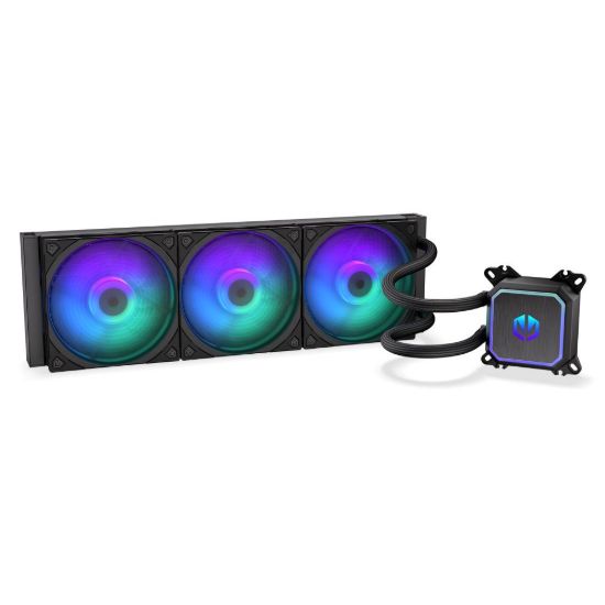 Obrázek ENDORFY Vodní chladič Navis F360 ARGB, 3 x 120mm, LGA1851, AM5, černá