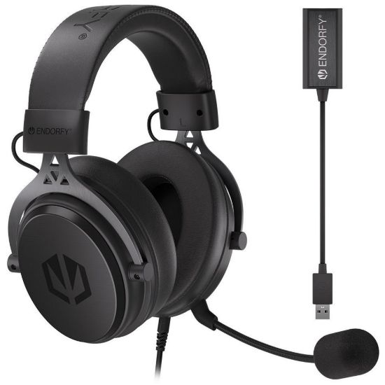Obrázek ENDORFY Sluchátka Viro Plus USB, 3.5mm jack, USB, černá