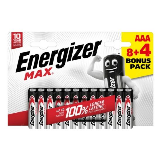 Obrázek Energizer LR03/ 12 Max AAA 8+4 zdarma