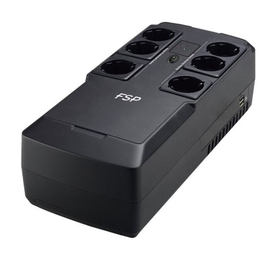 Obrázek Fortron UPS FSP NanoFit 800, 800 VA, 2xUSB power, LCD, RJ45, offline