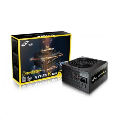 Obrázek Fortron zdroj 700 W HYPER K PRO 700 Retail, EN62368, 230V, +12V Dual Rail, A- PFC, 12cm
