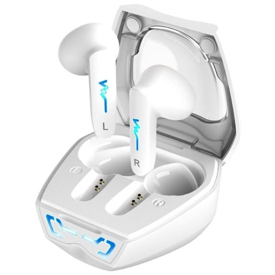 Obrázek GENIUS bezdrátový headset TWS HS- M920BT/ bílý/ LED/ Bluetooth 5.0/ USB- C nabíjení