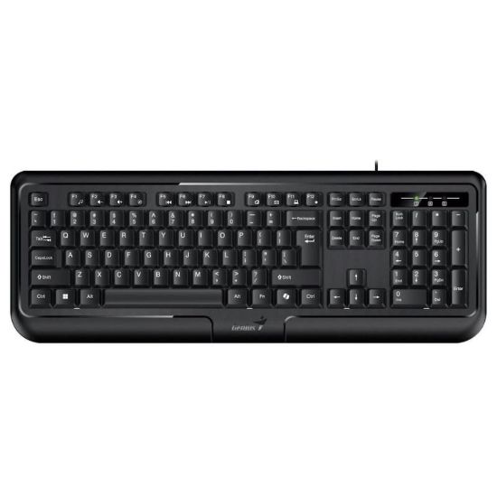Obrázek GENIUS klávesnice KB- 118 II / Drátová/ Copilot/ USB/ černá/ CZ+SK layout