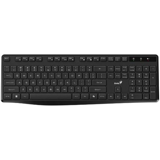 Obrázek GENIUS klávesnice KB- 7200, bezdrátová 2, 4GHz, Mini- receiver, Copilot, CZ+SK layout, černá