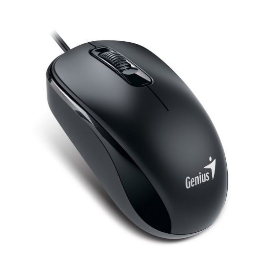 Obrázek GENIUS myš DX- 110, drátová, 1000 dpi, PS/ 2, černá