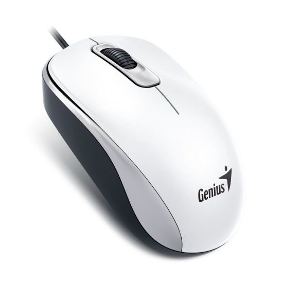 Obrázek GENIUS myš DX- 110, drátová, 1000 dpi, USB, bílá