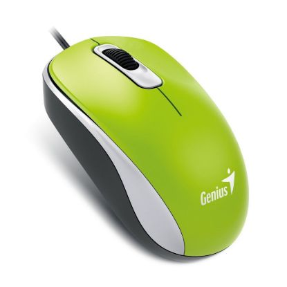 Obrázek GENIUS myš DX- 110, drátová, 1000 dpi, USB, zelená