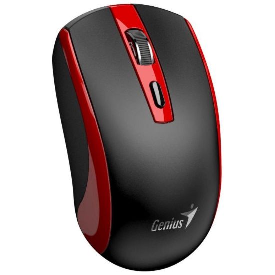 Obrázek GENIUS myš ECO- 8150/ 1200 dpi/ bezdrátová/ dobíjecí/ Copilot/ černo- červená