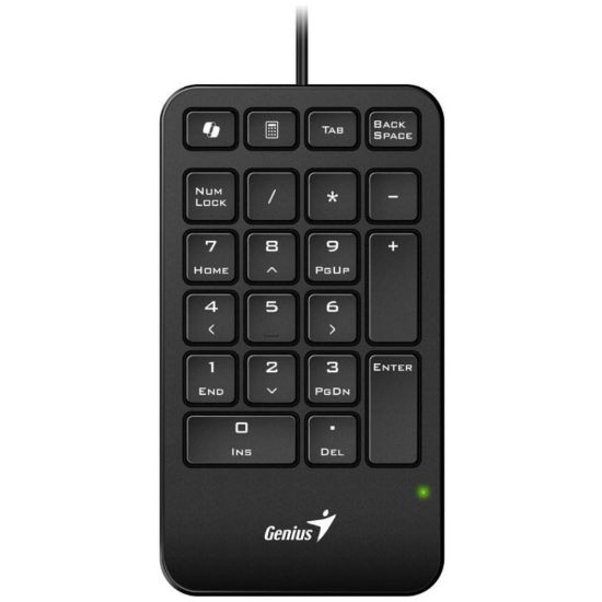 Obrázek GENIUS Numerická klávesnice NumPad 125, Drátová USB- C, černá
