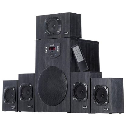 Obrázek GENIUS repro dřevěné SW- HF 5.1 4500 v2, Home Theater, 125 W RMS, DO